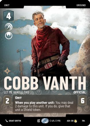 Cobb Vanth - Let Me Handle This (Prestige) (794) - Ashes of the Empire