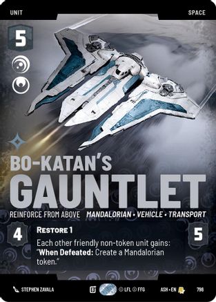 Bo-Katan's Gauntlet - Reinforce from Above (Prestige) (796) - Ashes of the Empire