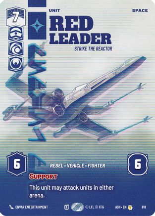 Red Leader - Strike the Reactor (Prestige) (818) - Ashes of the Empire