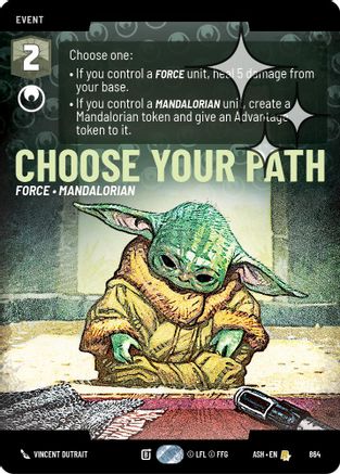 Choose Your Path (Prestige Foil) (864) - Ashes of the Empire Foil