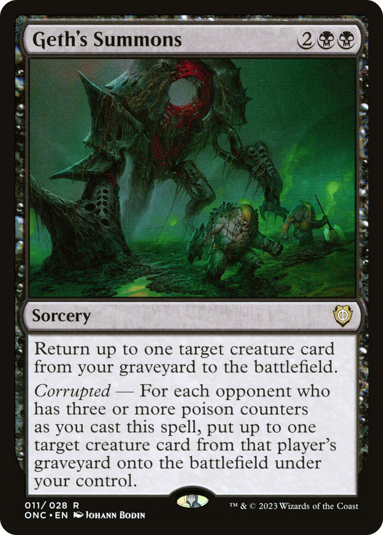 Geth's Summons [Phyrexia: All Will Be One Commander] | Eastridge Sports Cards & Games