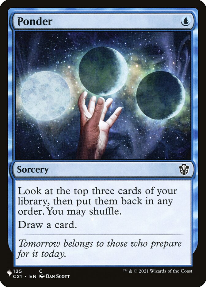 Ponder [Secret Lair: Heads I Win, Tails You Lose] | Eastridge Sports Cards & Games