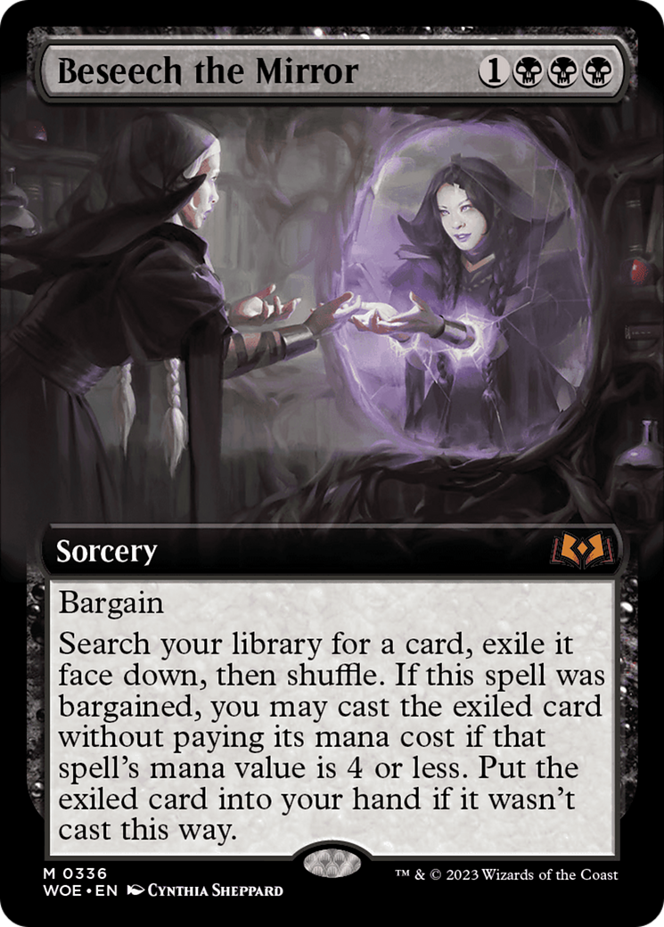 Beseech the Mirror (Extended Art) [Wilds of Eldraine] | Eastridge Sports Cards & Games