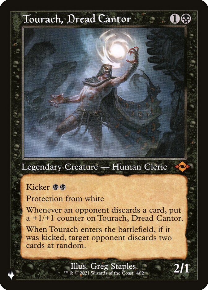 Tourach, Dread Cantor (Retro Frame) [The List] | Eastridge Sports Cards & Games