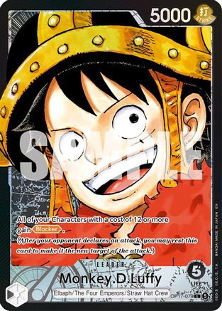 Monkey.D.Luffy (079) (Alternate Art) (OP17-079) - The World's Strongest Warriors Foil