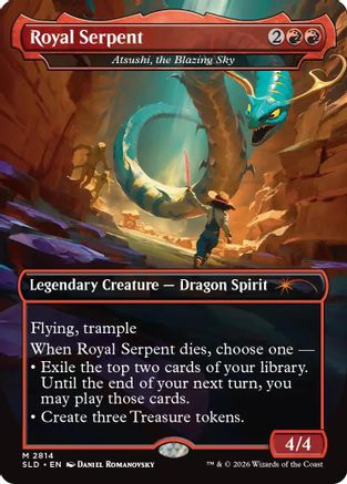 Royal Serpent - Atsushi, the Blazing Sky (SLD-2814) - Secret Lair Drop Series