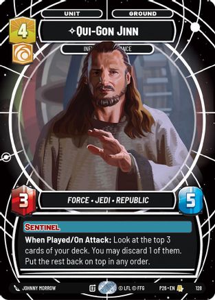 Qui-Gon Jinn - Influencing Chance (128) - Galactic Championship 2026 Foil