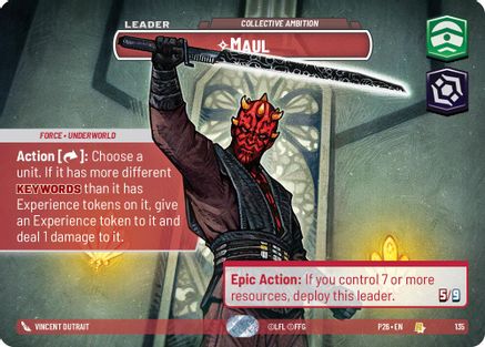 Maul - Collective Ambition (Prize Wall) (135) - Galactic Championship 2026