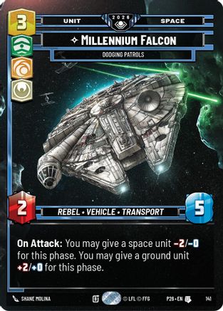 Millennium Falcon - Dodging Patrols (Prize Wall) (141) - Galactic Championship 2026