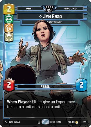 Jyn Erso - Take the Next Chance (Prize Wall) (144) - Galactic Championship 2026