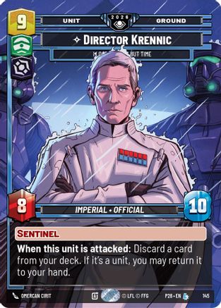 Director Krennic - I Lose Nothing But Time (Prize Wall) (145) - Galactic Championship 2026