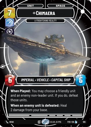 Chimaera - A Frightening Reality (189) - Galactic Championship 2026 Foil