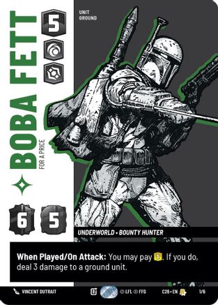 Boba Fett - For a Price (1/6) - 2026 Convention Exclusive Foil