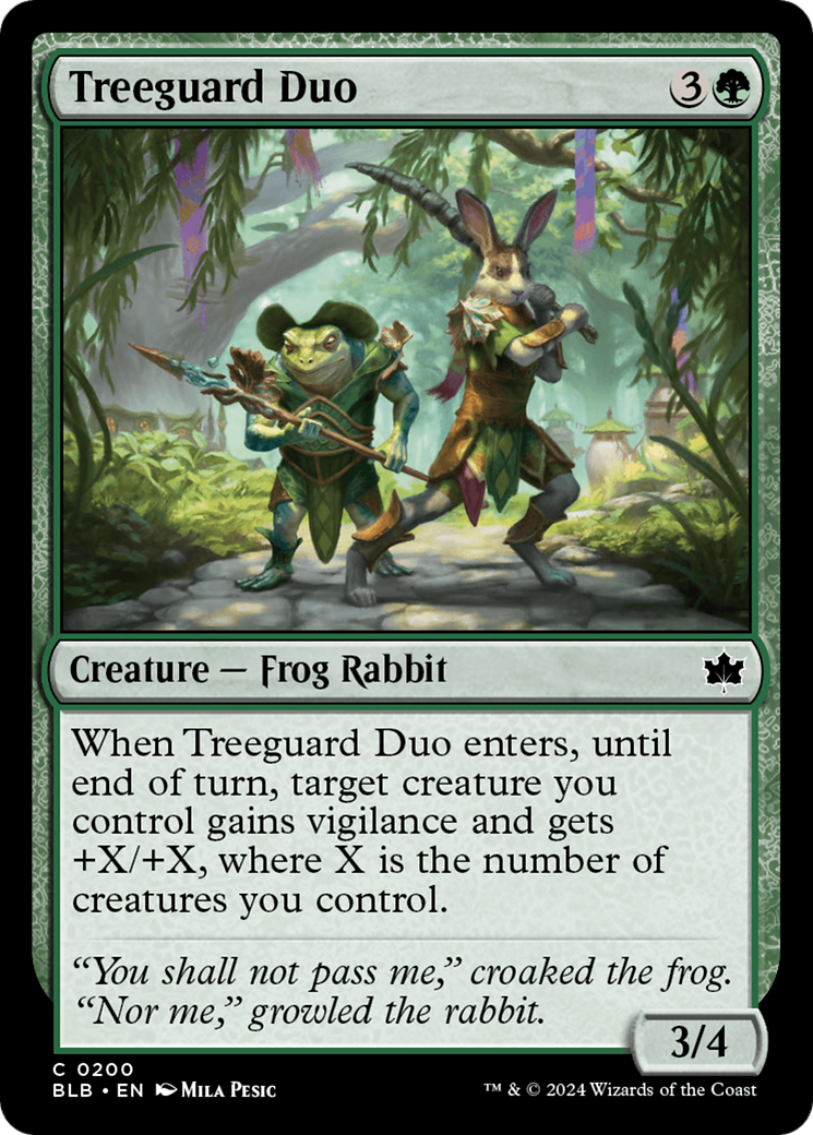 Treeguard Duo [Bloomburrow] | Eastridge Sports Cards & Games