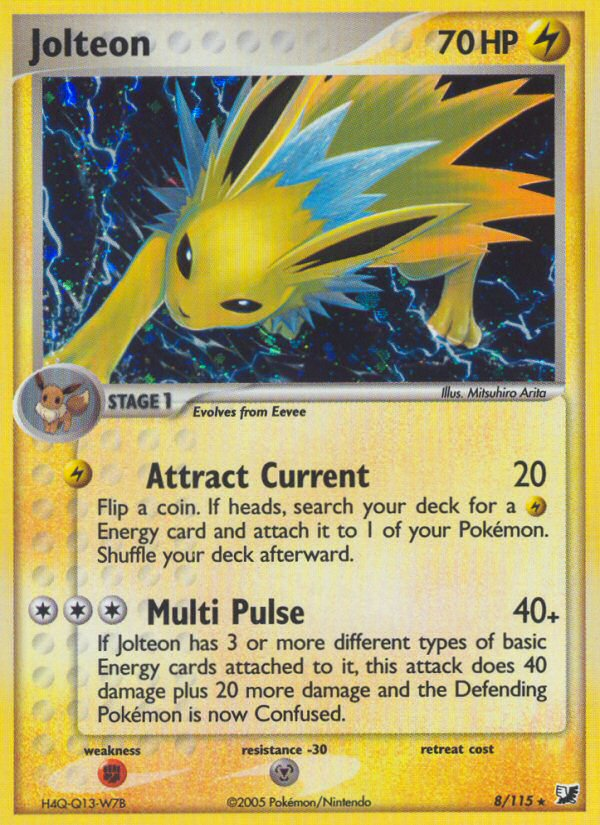 Jolteon (8/115) [EX: Unseen Forces] | Eastridge Sports Cards & Games