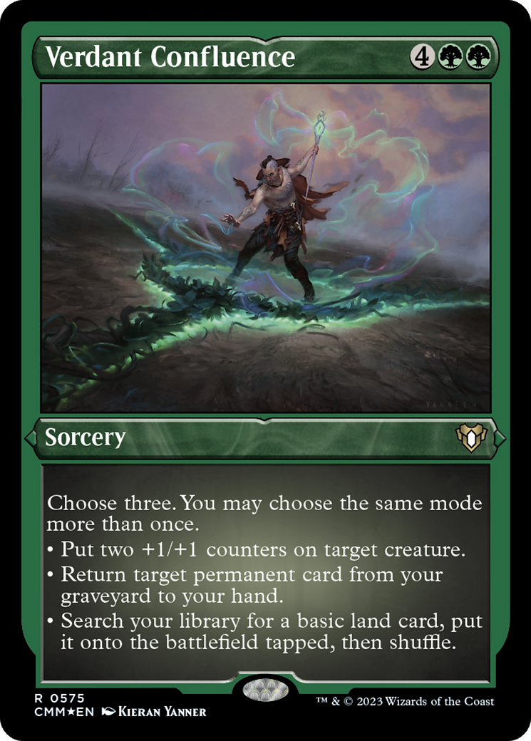 Verdant Confluence (Foil Etched) [Commander Masters] | Eastridge Sports Cards & Games