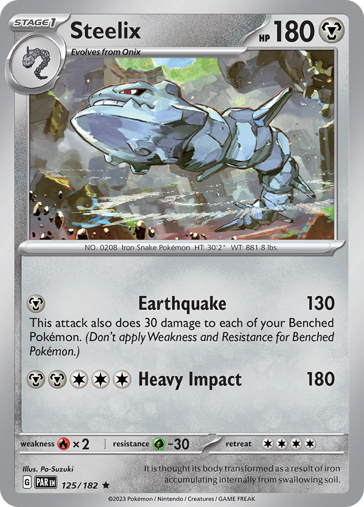 Steelix (125/182) [Scarlet & Violet: Paradox Rift] | Eastridge Sports Cards & Games