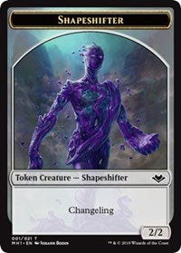 Shapeshifter (001) // Wrenn and Six Emblem (021) Double-Sided Token [Modern Horizons Tokens] | Eastridge Sports Cards & Games