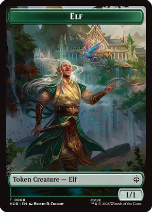 Elf // Dwarf Double-Sided Token (HOB-8 // 6) - The Hobbit Foil