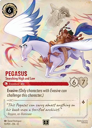 Pegasus - Searching High and Low (15) - Disney Lorcana Promo Cards Holofoil
