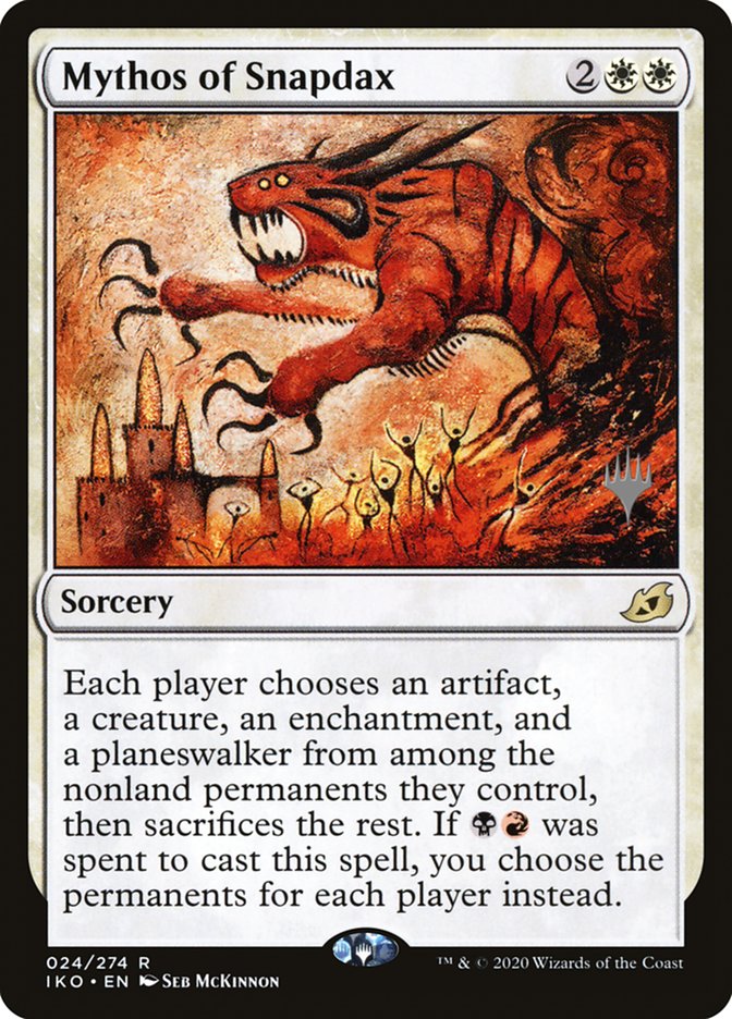 Mythos of Snapdax (Promo Pack) [Ikoria: Lair of Behemoths Promos] | Eastridge Sports Cards & Games