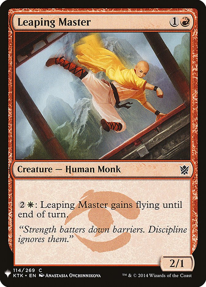 Leaping Master [Mystery Booster] | Eastridge Sports Cards & Games