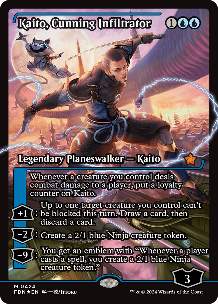 Kaito, Cunning Infiltrator (Showcase) [Foundations] | Eastridge Sports Cards & Games