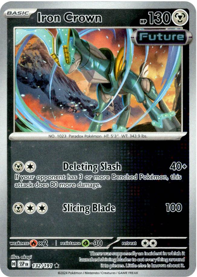 Iron Crown (132/191) [Scarlet & Violet: Surging Sparks] | Eastridge Sports Cards & Games