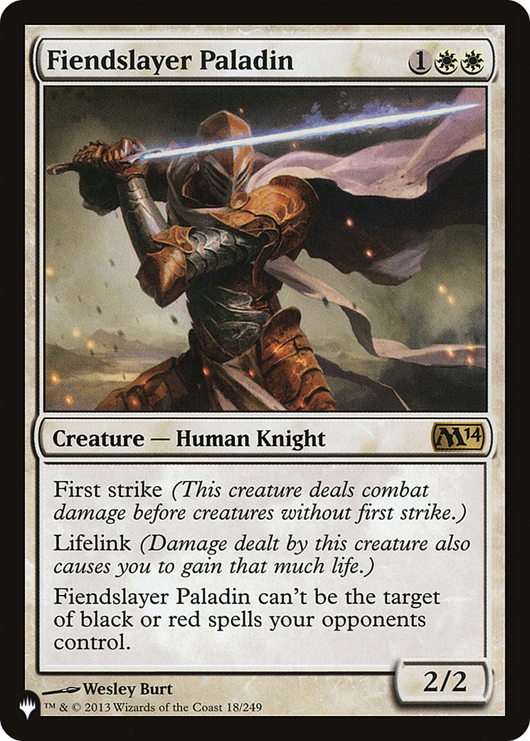 Fiendslayer Paladin [The List] | Eastridge Sports Cards & Games