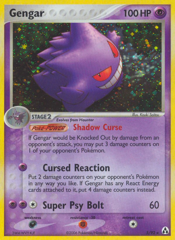Gengar (5/92) [EX: Legend Maker] | Eastridge Sports Cards & Games