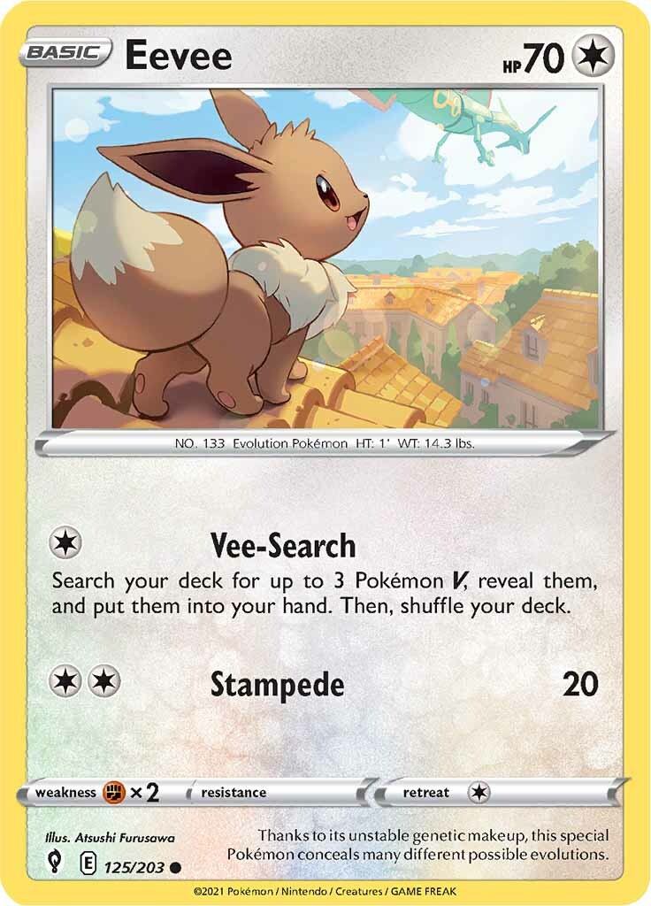 Eevee (125/203) [Sword & Shield: Evolving Skies] | Eastridge Sports Cards & Games