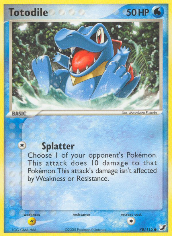 Totodile (78/115) [EX: Unseen Forces] | Eastridge Sports Cards & Games