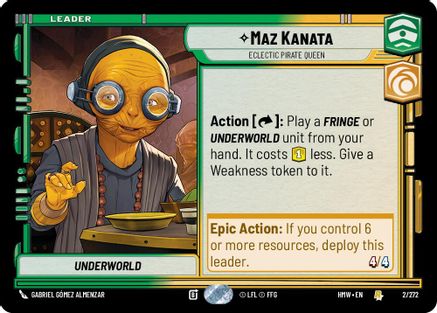 Maz Kanata - Eclectic Pirate Queen (2/272) - Homeworlds