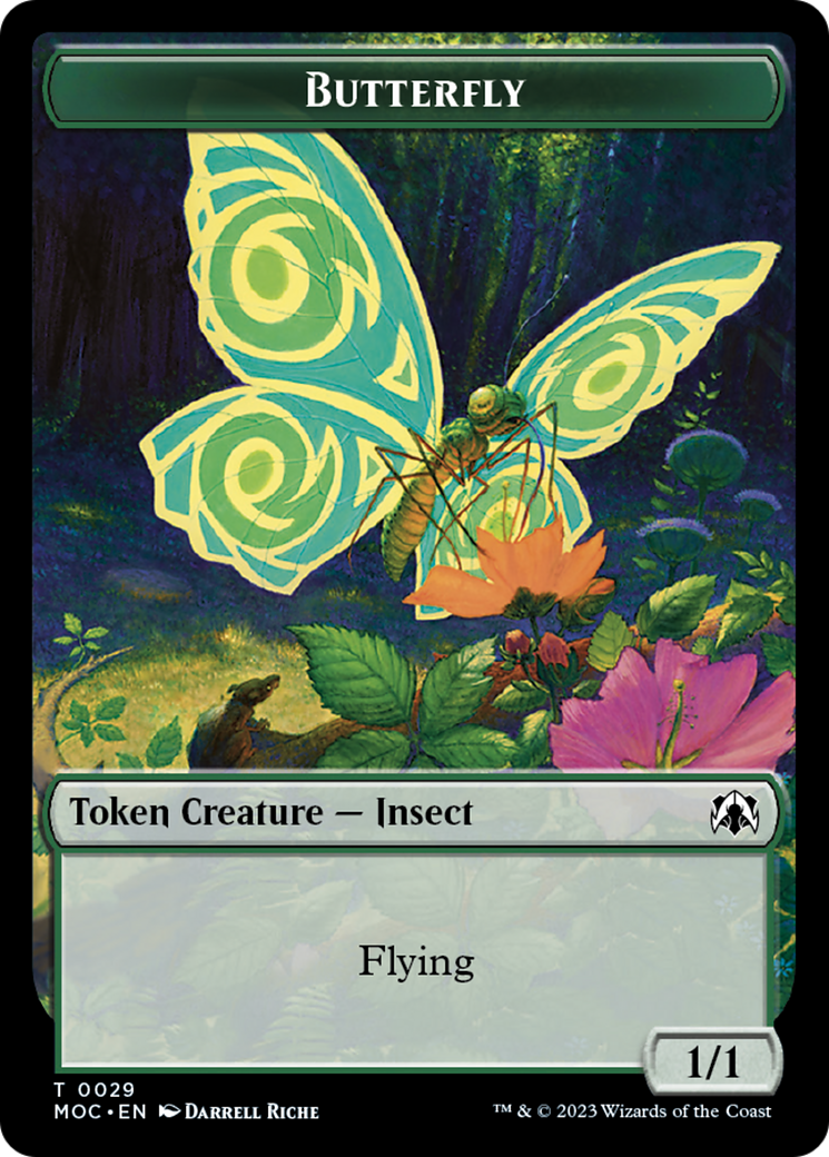 Butterfly // City's Blessing Double-Sided Token [March of the Machine Commander Tokens] | Eastridge Sports Cards & Games