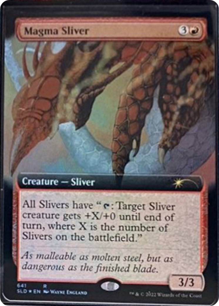 Magma Sliver (Extended Art) [Secret Lair Drop Series] | Eastridge Sports Cards & Games