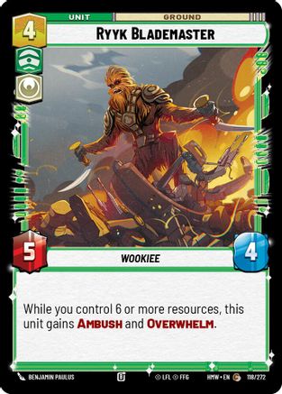 Ryyk Blademaster (118/272) - Homeworlds