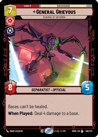 General Grievous - Scourge of Dathomir (159/272) - Homeworlds