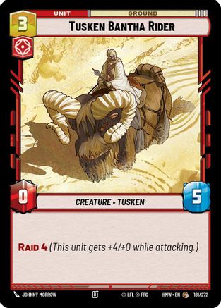 Tusken Bantha Rider (181/272) - Homeworlds