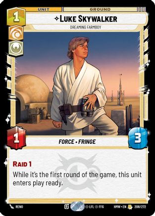 Luke Skywalker - Dreaming Farmboy (208/272) - Homeworlds