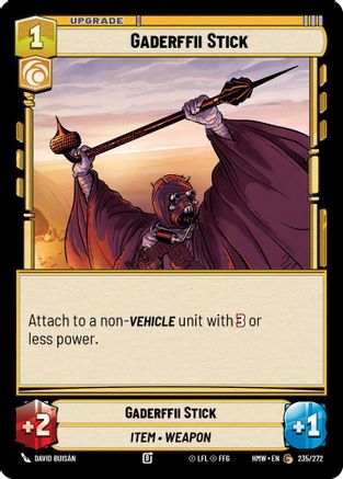 Gaderffii Stick (235/272) - Homeworlds