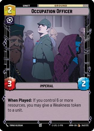 Occupation Officer (242/272) - Homeworlds
