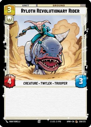 Ryloth Revolutionary Rider (258/272) - Homeworlds