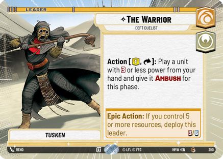 The Warrior - Deft Duelist (Hyperspace) (290) - Homeworlds