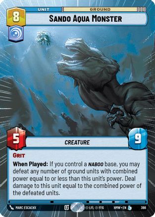 Sando Aqua Monster (Hyperspace) (366) - Homeworlds