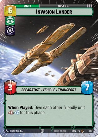 Invasion Lander (Hyperspace) (383) - Homeworlds
