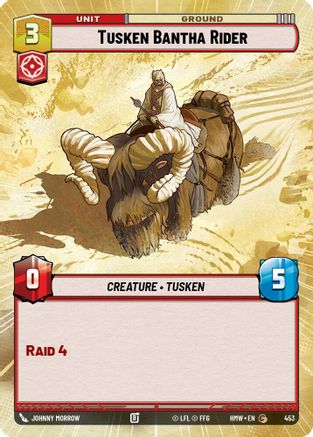 Tusken Bantha Rider (Hyperspace) (453) - Homeworlds