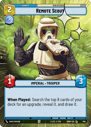 Remote Scout (Hyperspace Foil) (595) - Homeworlds Foil