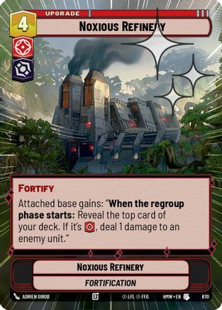 Noxious Refinery (Hyperspace Foil) (670) - Homeworlds Foil