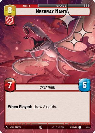 Neebray Manta (Hyperspace Foil) (699) - Homeworlds Foil