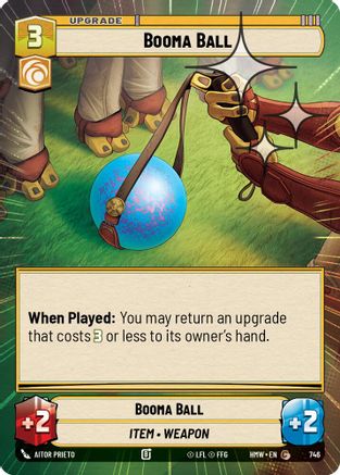 Booma Ball (Hyperspace Foil) (746) - Homeworlds Foil